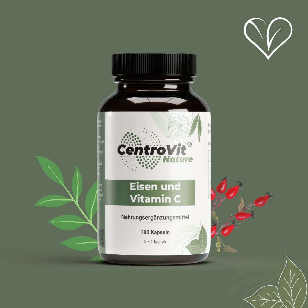 Iron and Vitamin C Capsules: Rosehip & Curry Leaf