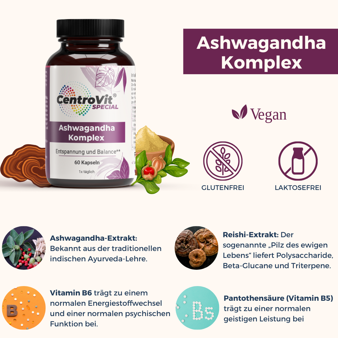Ashwagandha Komplex - Entspannung & Balance**